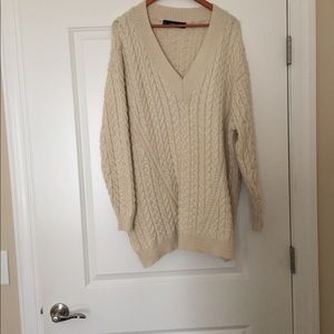 Zara Oversized V-Neck Sweater